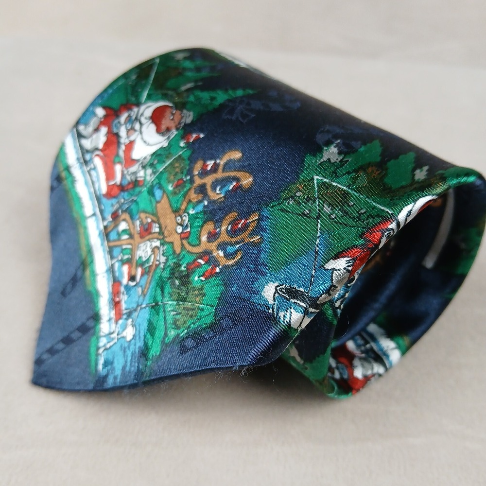 Hallmark Christmas Ugly Xmas 4x57 Mens Silk Tie